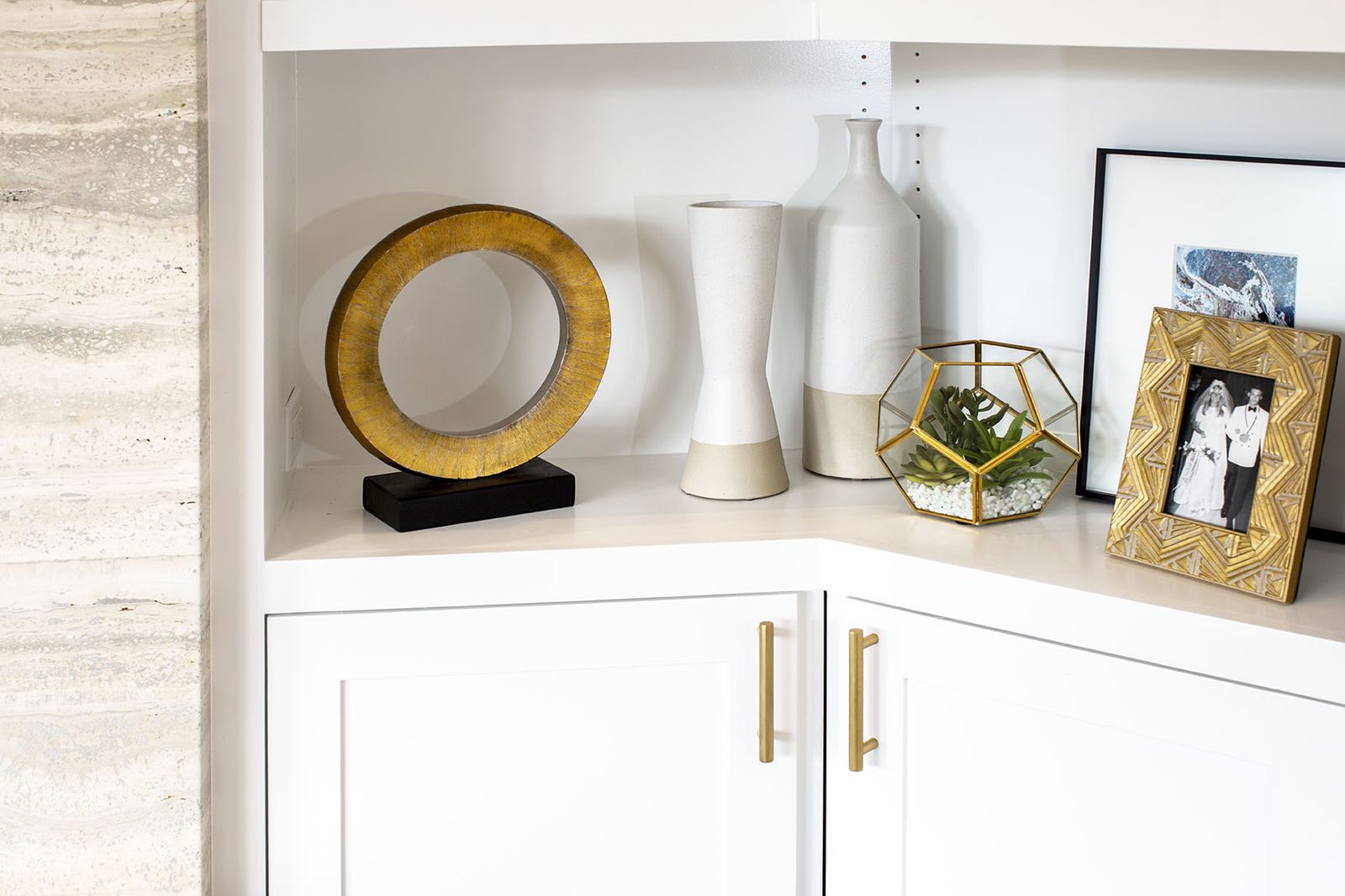 Styled shelf detail